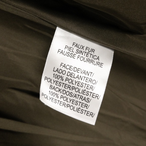 NWT Lucky Brand Quilted Faux Shearling Puffer Coat Jacket - Picture 13 of 14